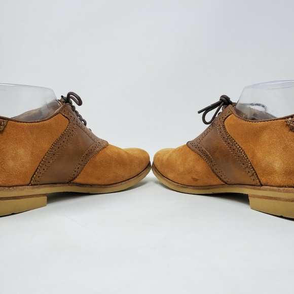 Frye Jill Saddle Leather Lace Up Oxford shoes - Picture 8 of 12